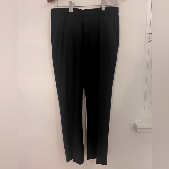 Joseph wool tailored straight pants black size 38 US 6 - Picture 1 of 4